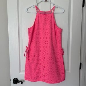 Lilly Pulitzer Pearl Raz Berry Romper Worn Once